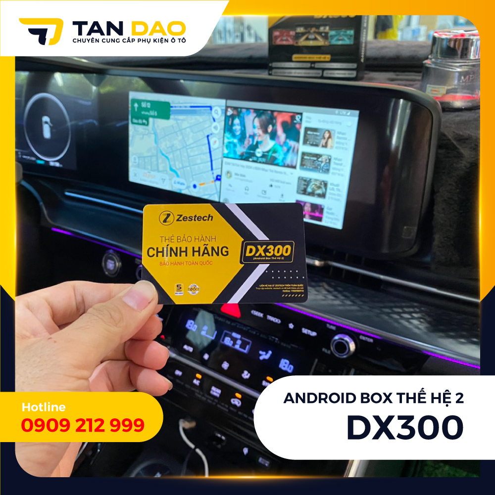 Thẻ Bảo Hành Zestech DX300 Thế Hệ 2