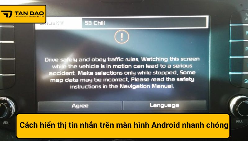 Cách hiển thị tin nhắn trên màn hình Android nhanh chóng