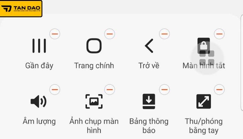 Nhấn vào ScreenShot trên menu