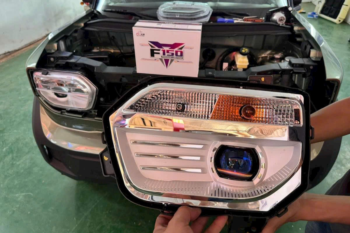 Độ Bi LED GTR F150 PLUS Cho Xe VinFast MiniO Green Tại TPHCM