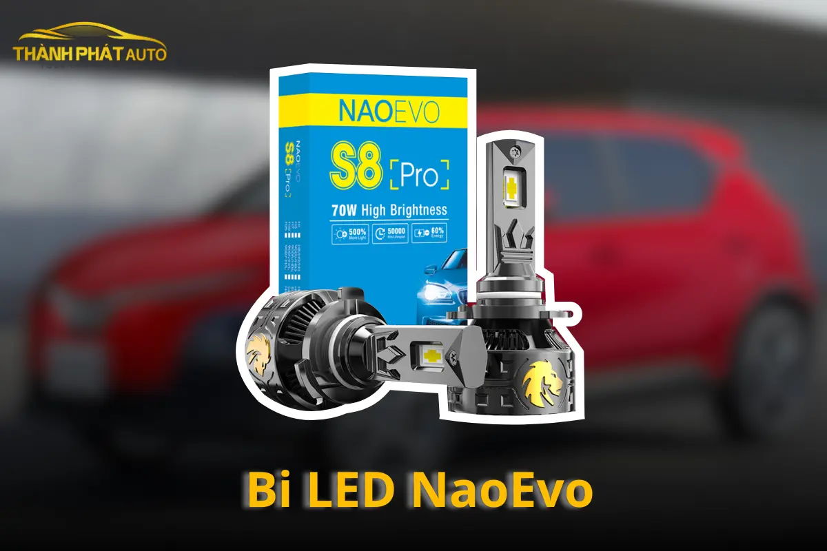 Độ Bi LED NaoEvo Cho VinFast Herio Green Tận Nơi