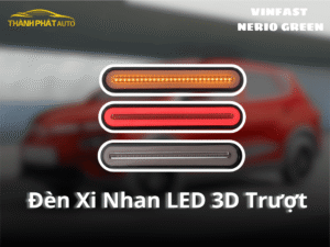 Độ Đèn Xi Nhan LED 3D Trượt Cho Xe VinFast Nerio Green