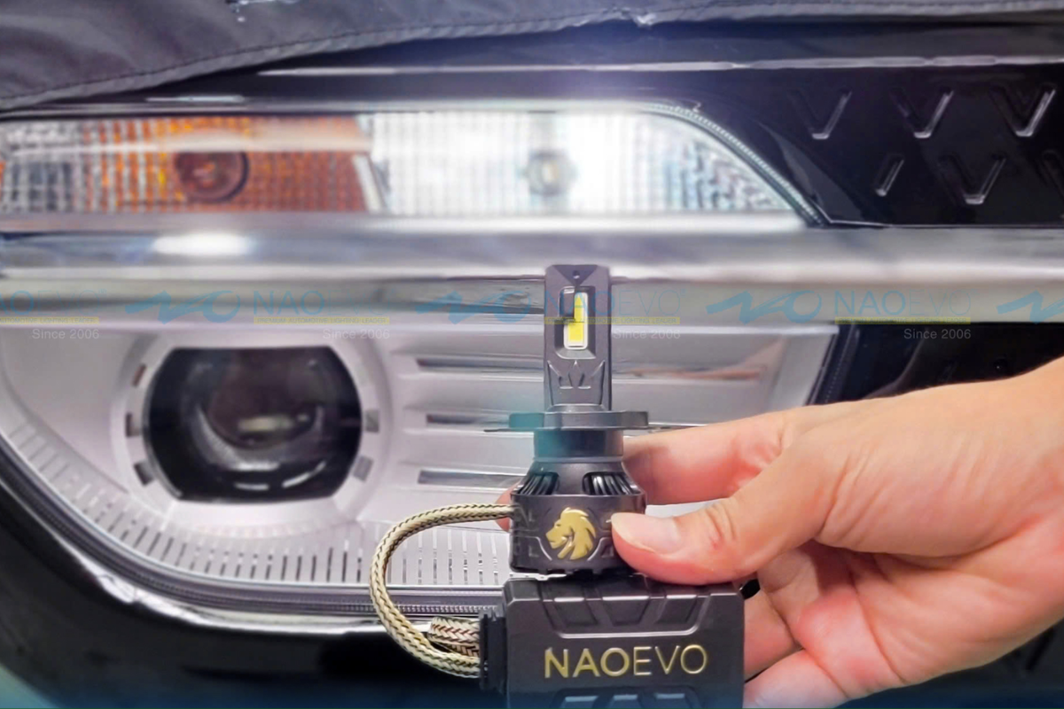 Lắp Bóng LED NaoEvo Cho Xe VinFast VF3 tại TP.HCM