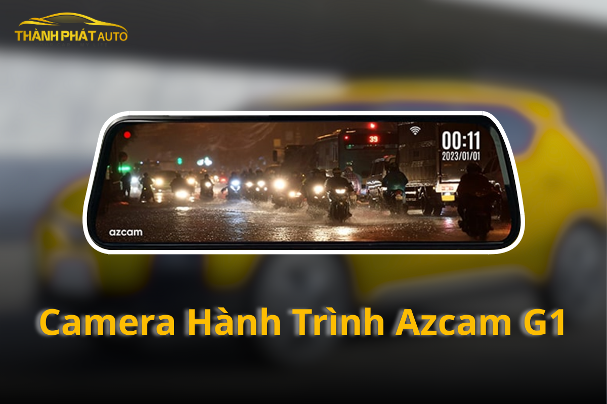 Lắp Camera Hành Trình Azcam G1 Cho VinFast Herio Green