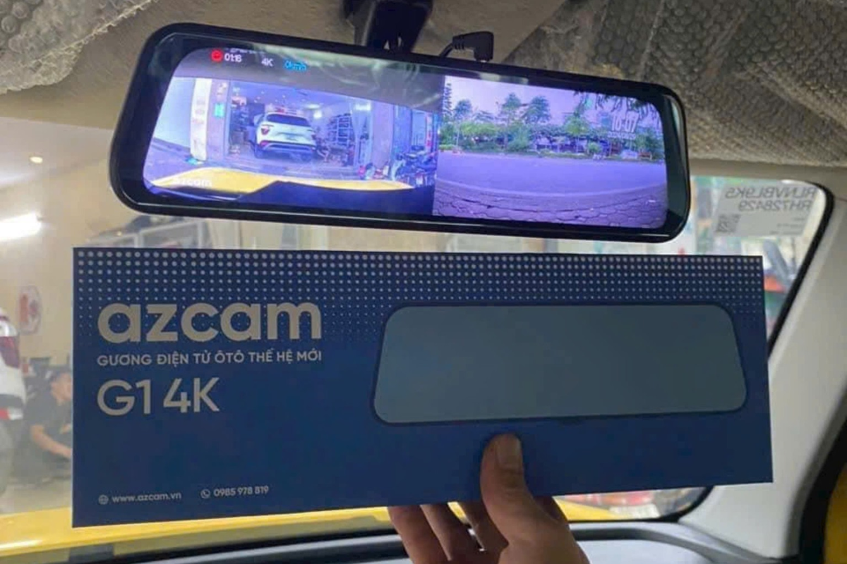 Lắp Camera Hành Trình Azcam G1 Cho VinFast VF3 Tận Nơi