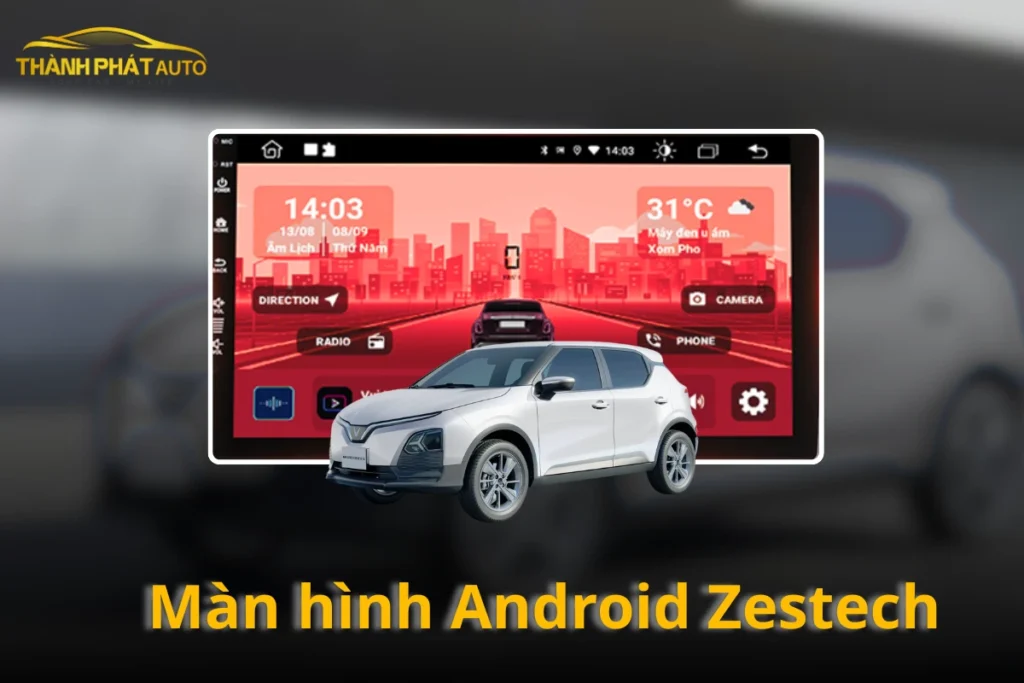Lắp Đặt Màn Hình Android Zestech Cho VinFast Herio Green