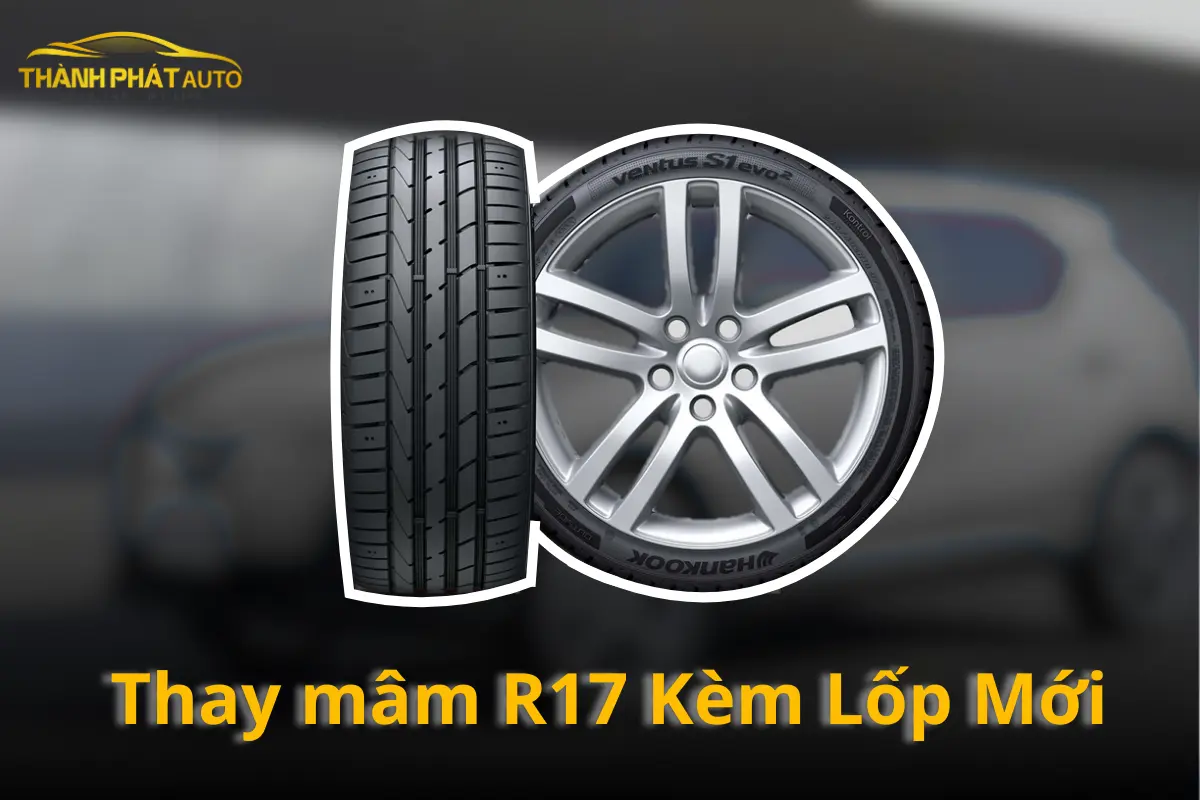 Thay Mâm R17 Kèm Lốp Mới Cho VinFast Herio Green Tận Nơi