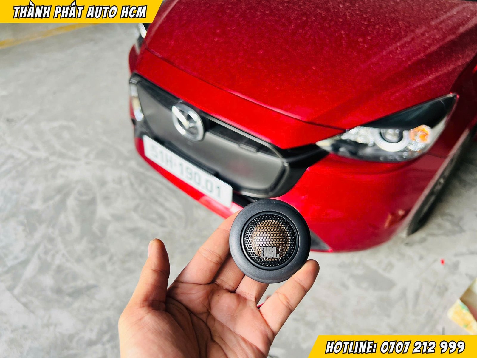 Lắp Loa Treble JBL Cho Mazda 2