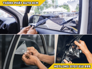 Hướng Dẫn Tháo Phim Cũ – Dán Phim Mới Không Gây Ảnh Hưởng Xe 