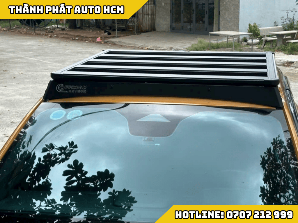 Lắp Baga Nóc Cho Xe VinFast Limo Green