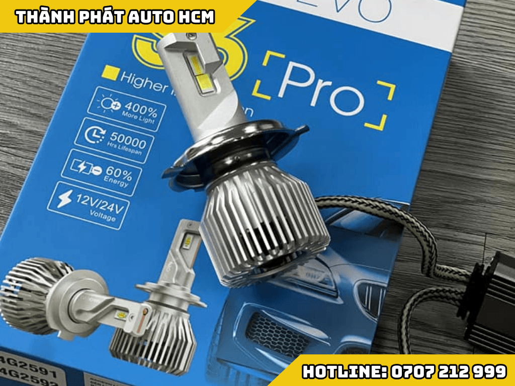 Lắp Bi LED NaoEvo Cho Xe VinFast Limo Green