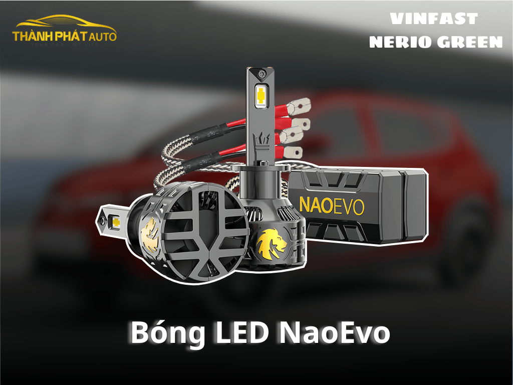 Lắp Bóng LED NaoEvo Cho Xe VinFast Nerio Green