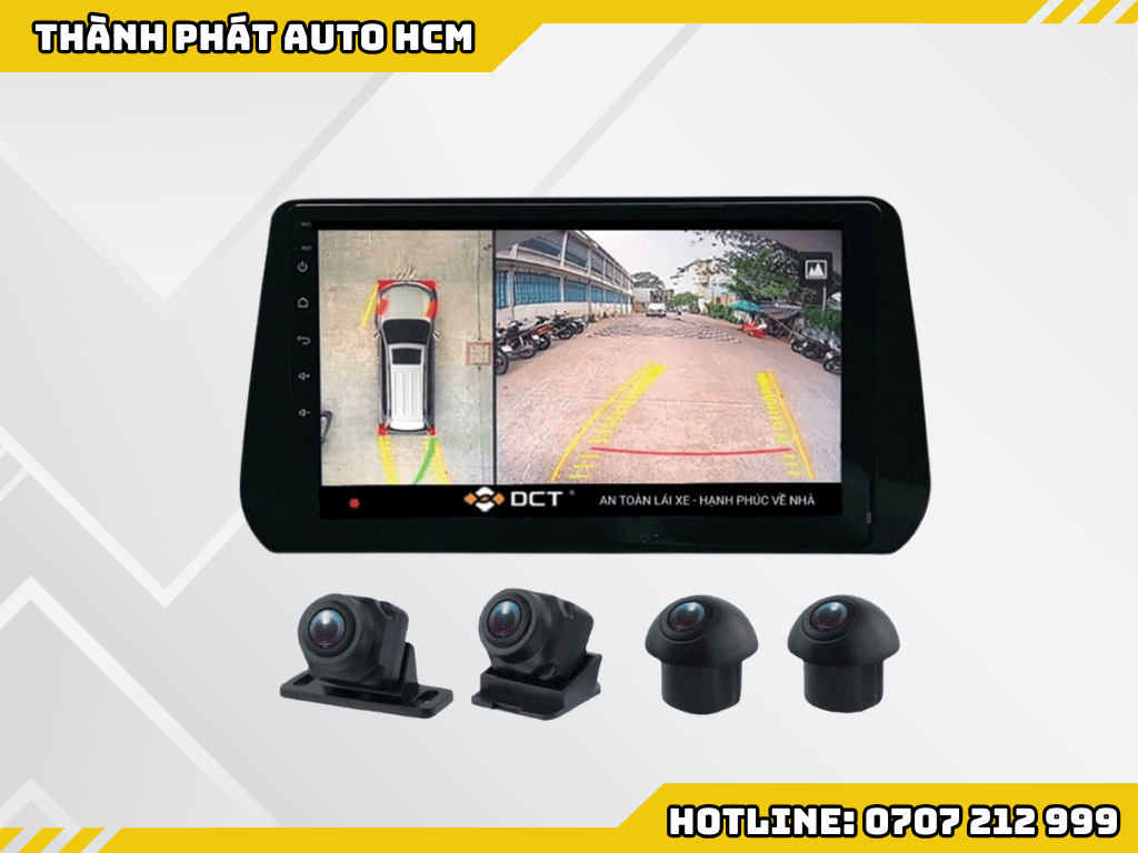 Lắp Camera Ô Tô 360 Độ DCT Tại Quận Gò Vấp Tận Nơi