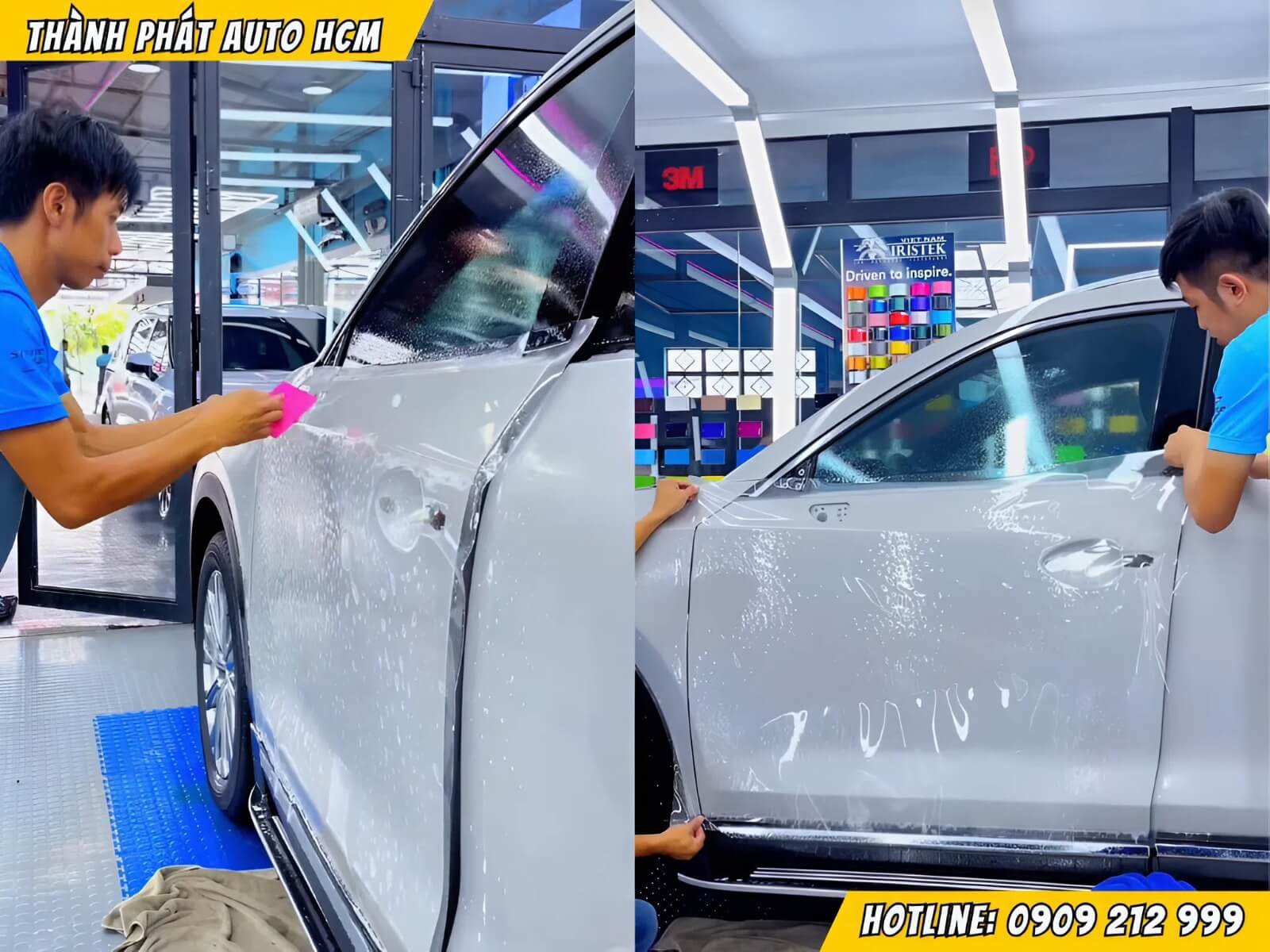 Dán PPF cửa xe Limo Green