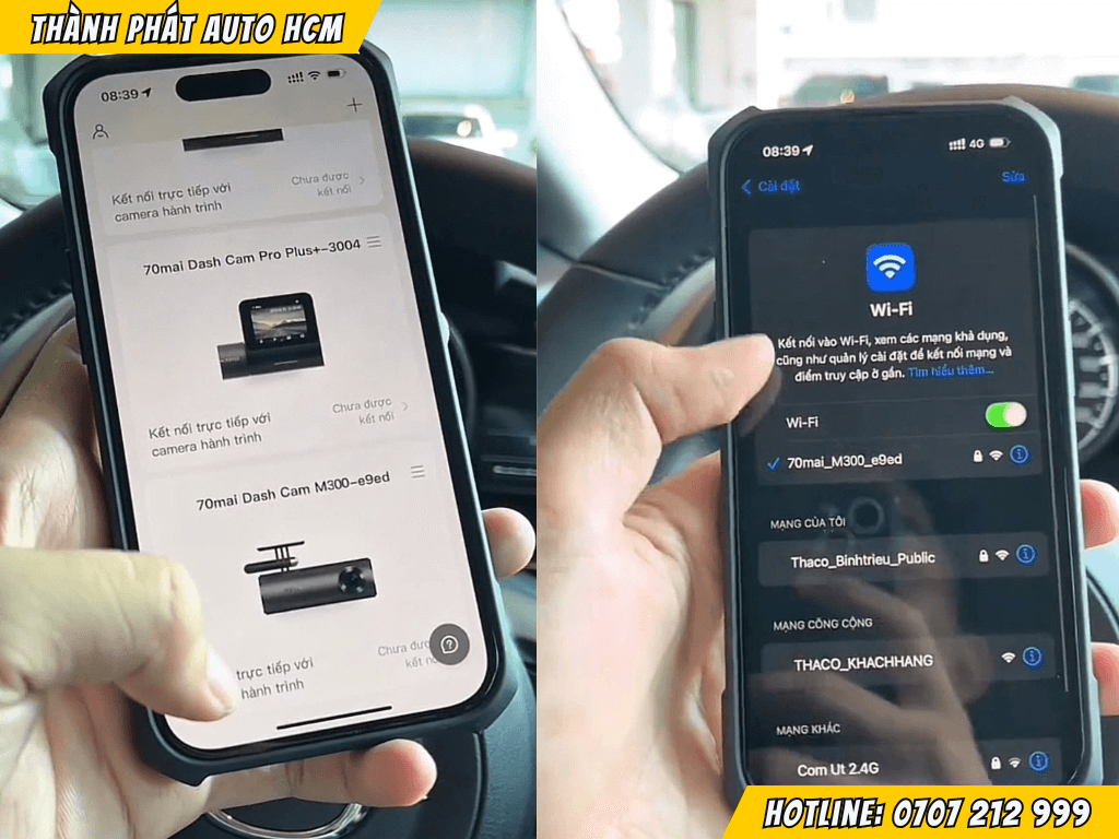 kết nối 70mai M300