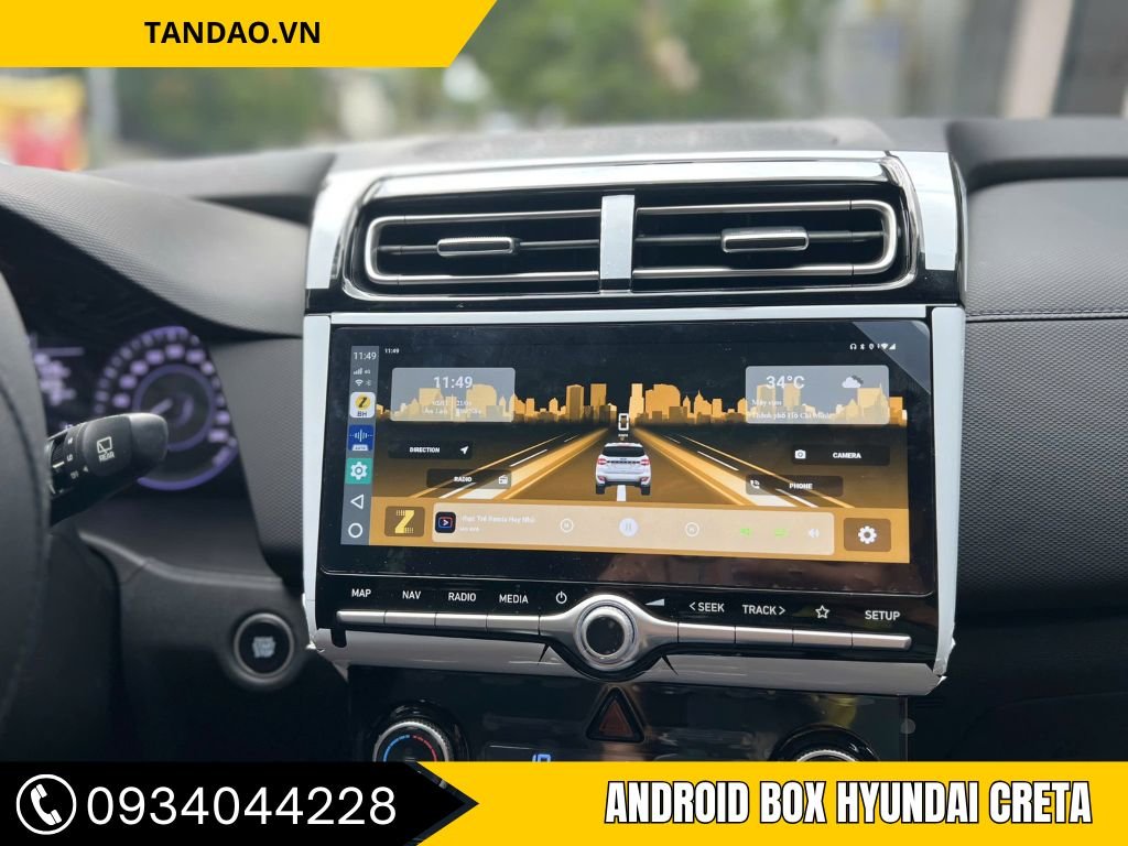 Android Box Xe Hyundai Creta – Lắp Nhanh, Tiện Ích Đa Năng