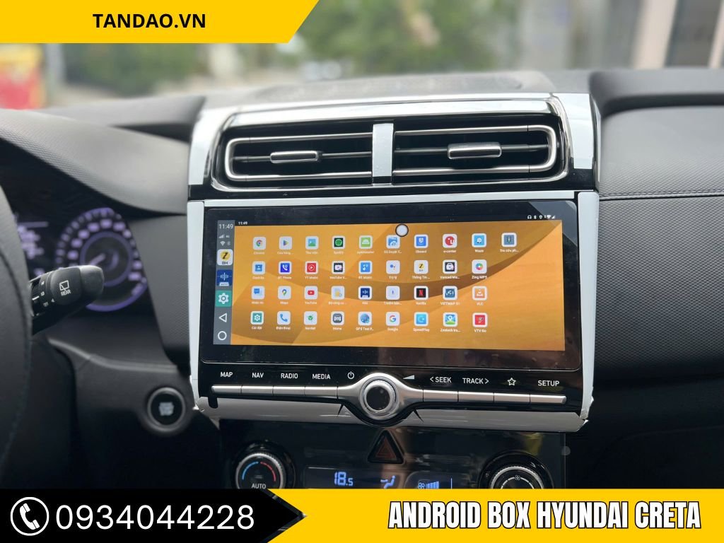 Android Box Xe Hyundai Creta – Lắp Nhanh, Tiện Ích Đa Năng