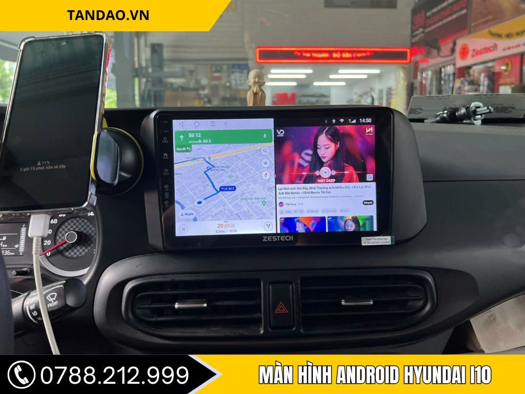 Màn Hình Hyundai I10 2021-2025