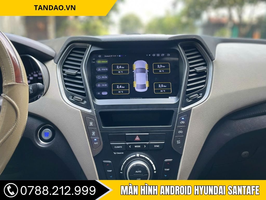 Màn Hình Android Hyundai Santafe 2013-2018 