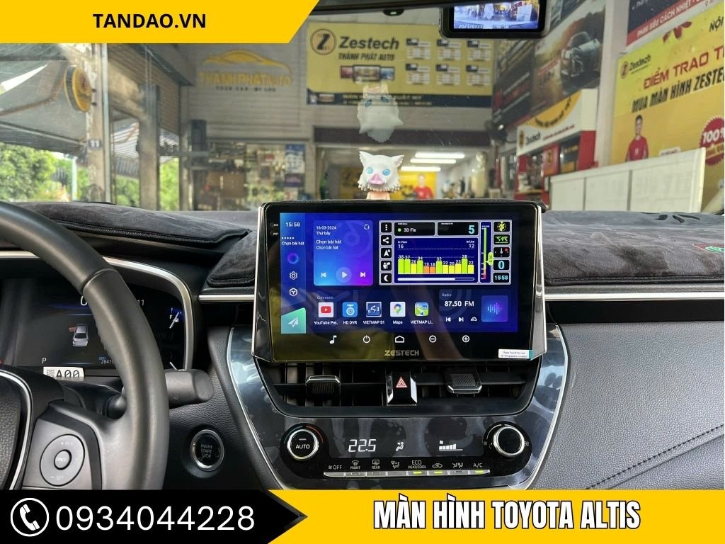 màn hình ô tô altis