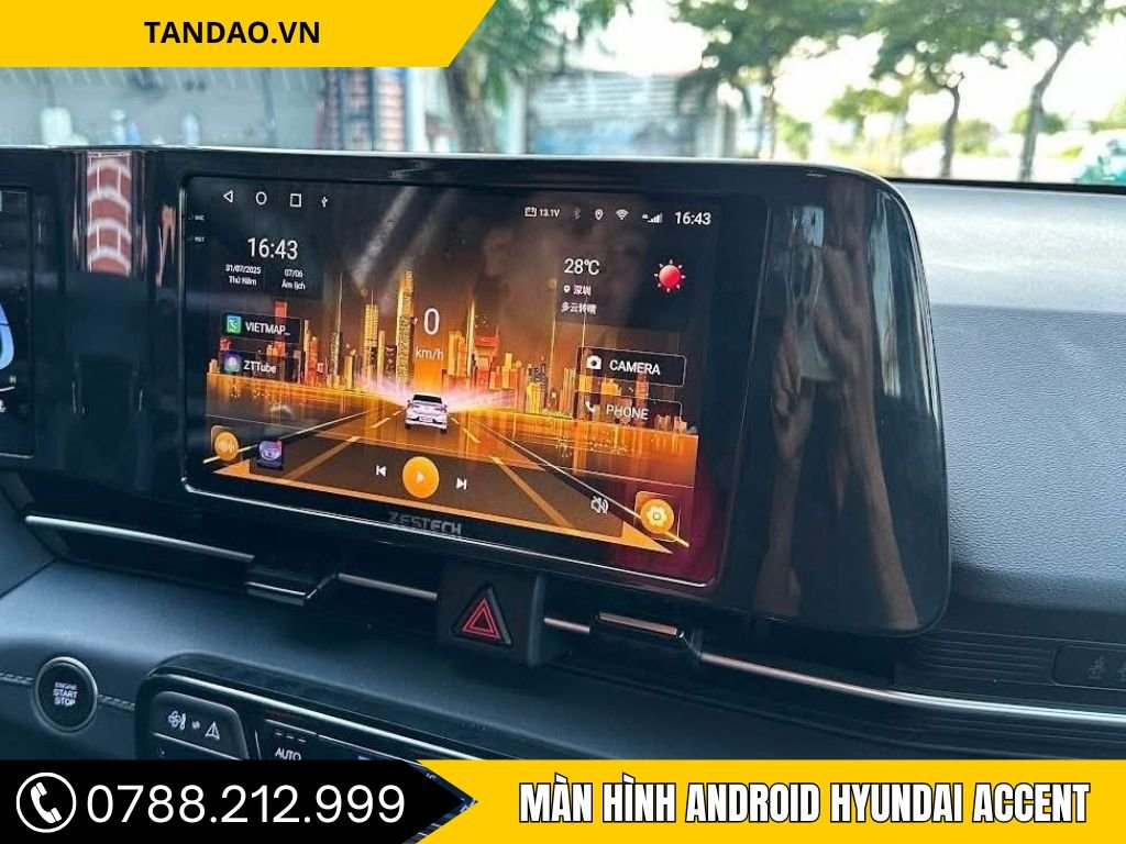 Màn hình Android Hyundai Accent