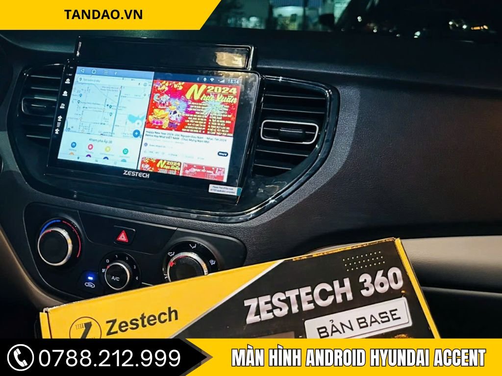 Màn hình Android Hyundai Accent