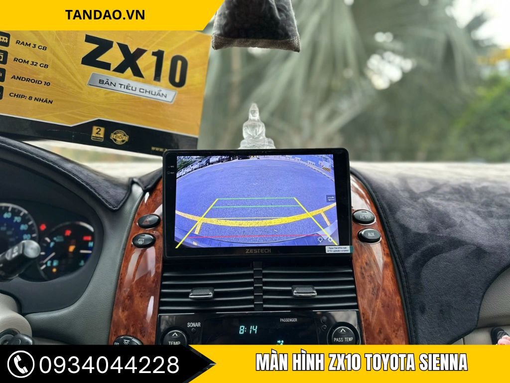 màn hình zx10 xe Sienna