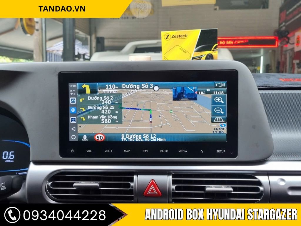 Android Box Xe Hyundai Stargazer - Cắm Là Dùng, Giá Tốt