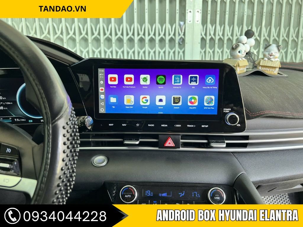 Android Box Xe Hyundai Elantra - Cắm Là Dùng, Giữ Zin 100%