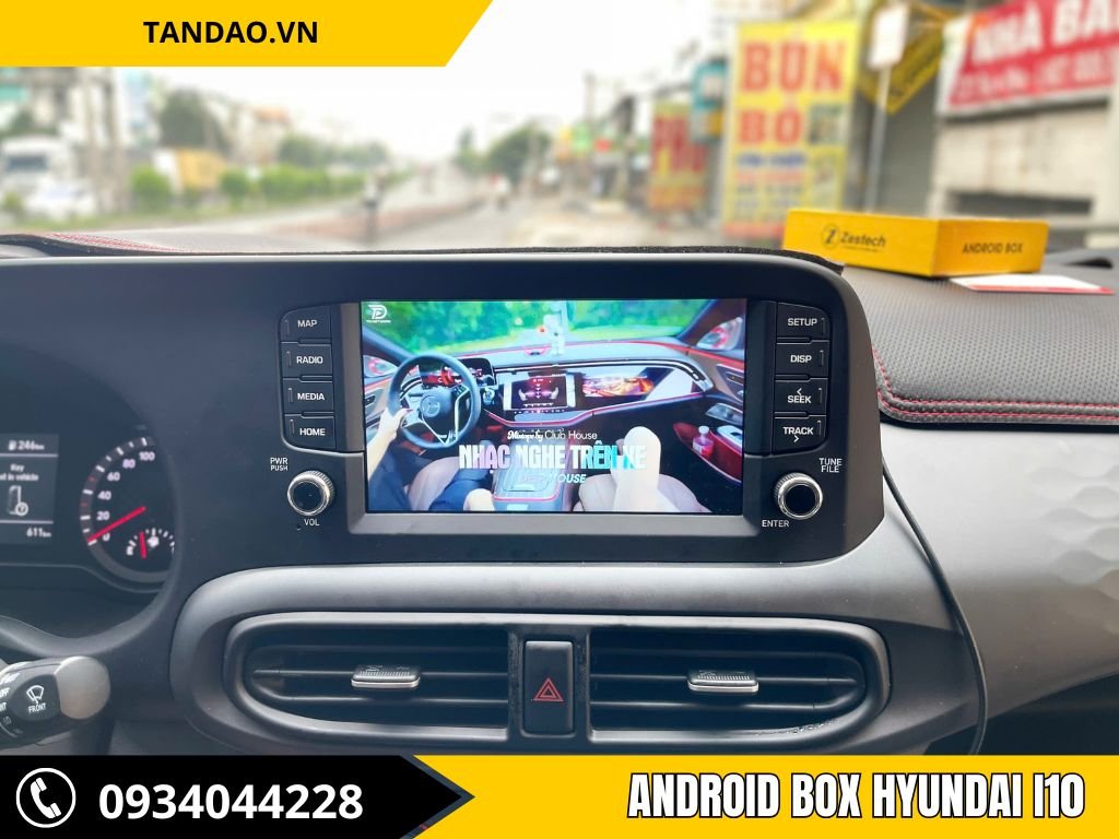 Android Box Xe Hyundai i10 - Nâng Cấp Công Nghệ