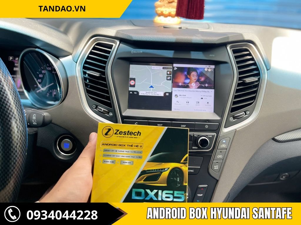Android Box Xe Hyundai Santafe 