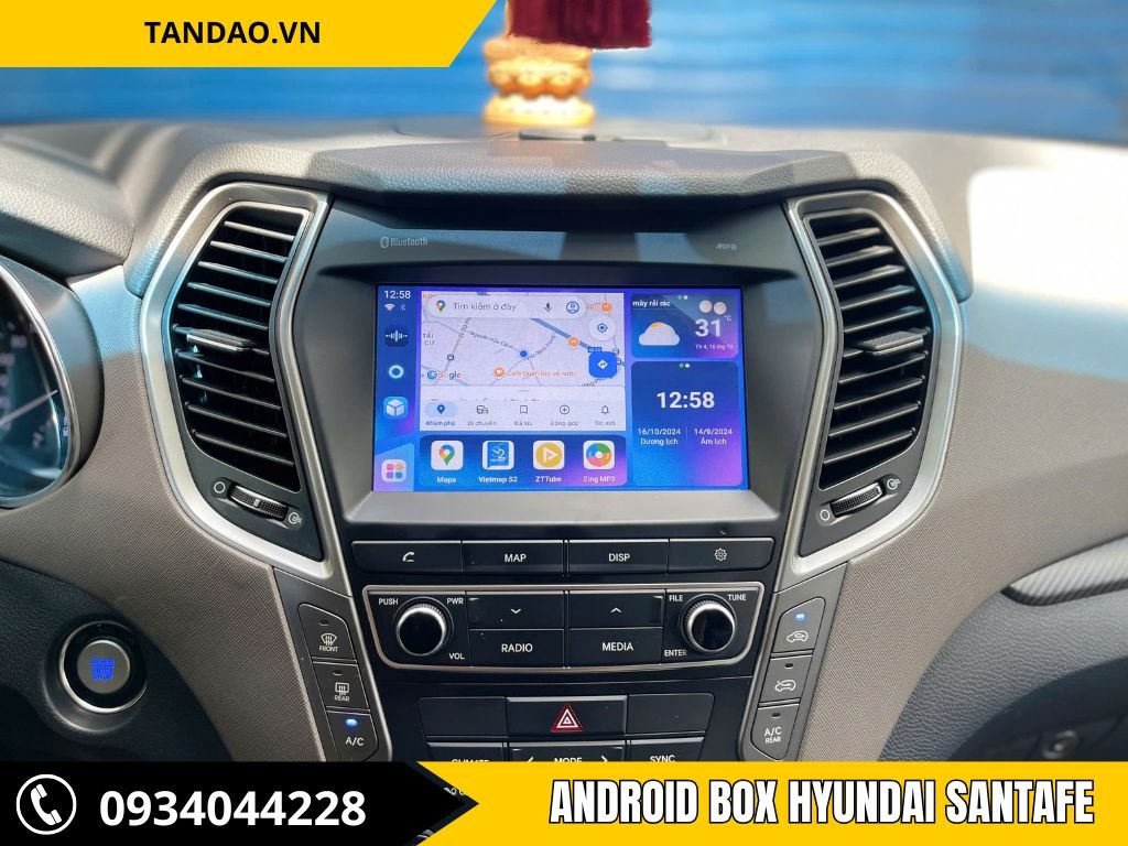 Android Box Xe Hyundai Santafe 