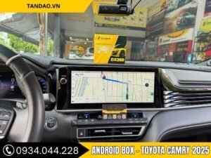 Android box camry 2025 xem bản đồ cảnh báo giao thông
