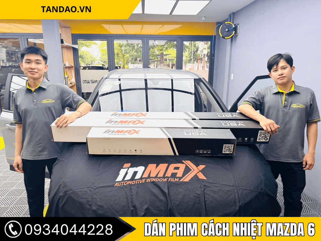 dán phim cách nhiệt xe Mazda 6
