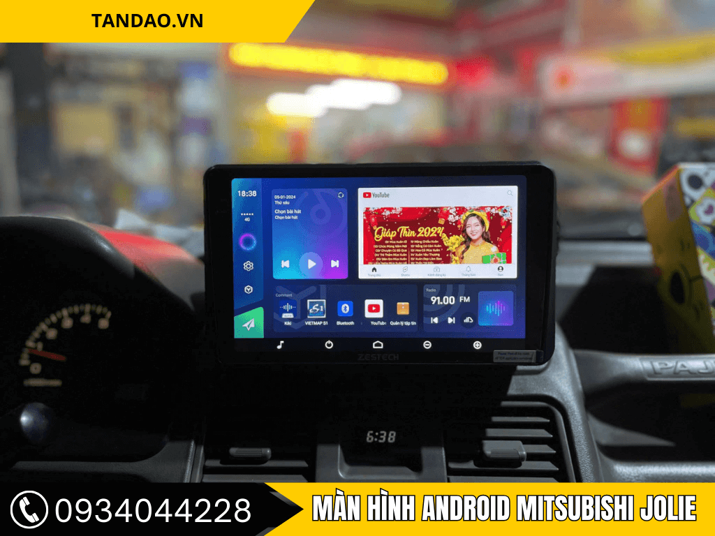 Màn Hình Android Mitsubishi Jolie