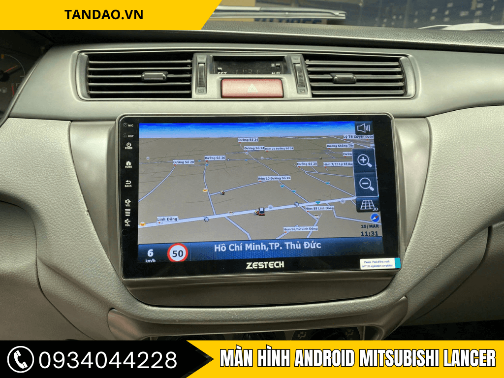 Màn Hình Android Mitsubishi Lancer