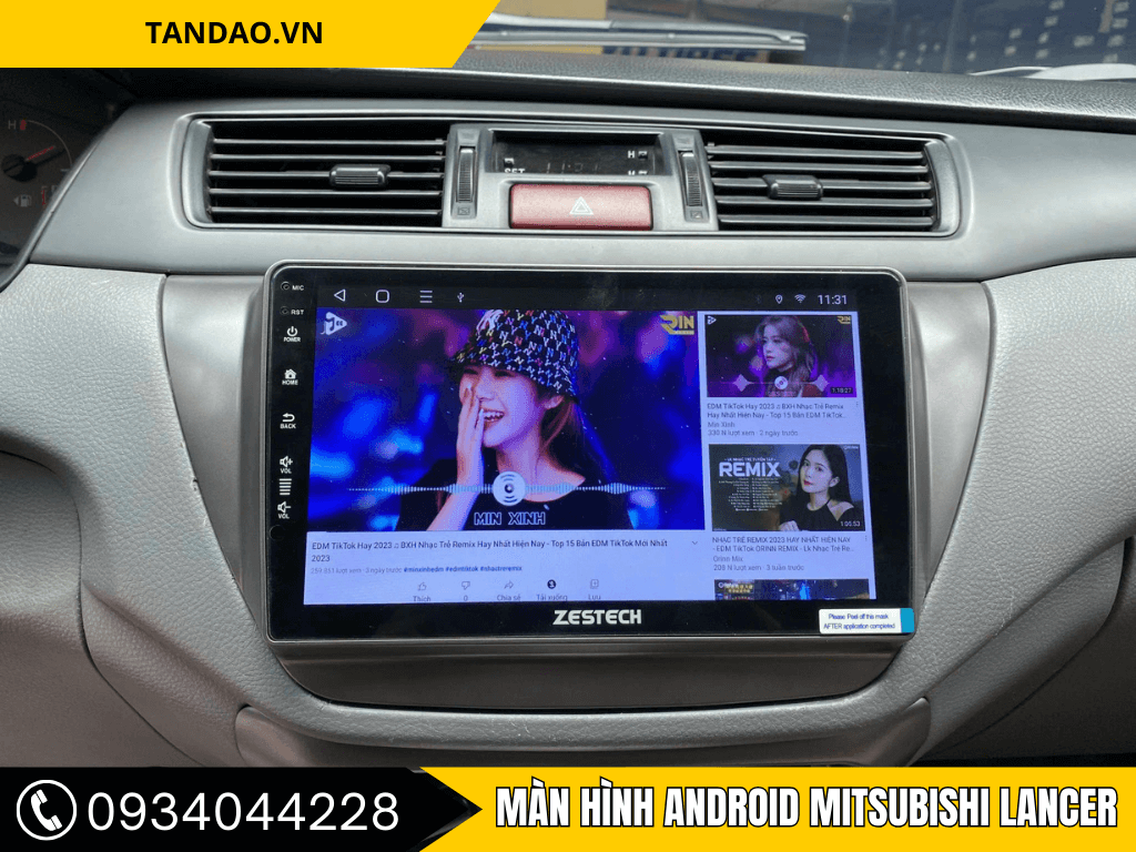 Màn Hình Android Mitsubishi Lancer