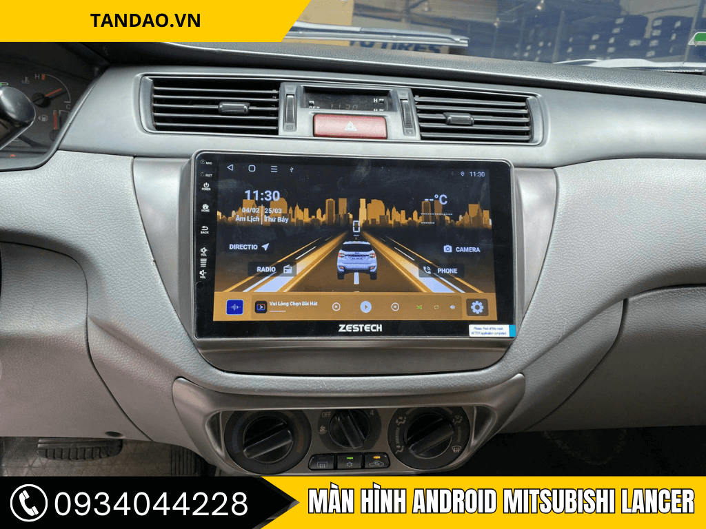 Màn Hình Android Mitsubishi Lancer