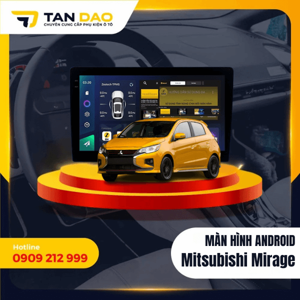 Màn Hình Android Cho Xe Mitsubishi Mirage