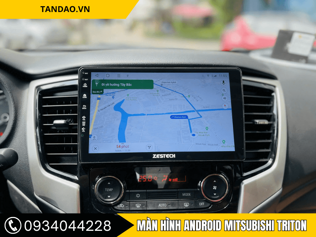 Màn Hình Android Mitsubishi Triton