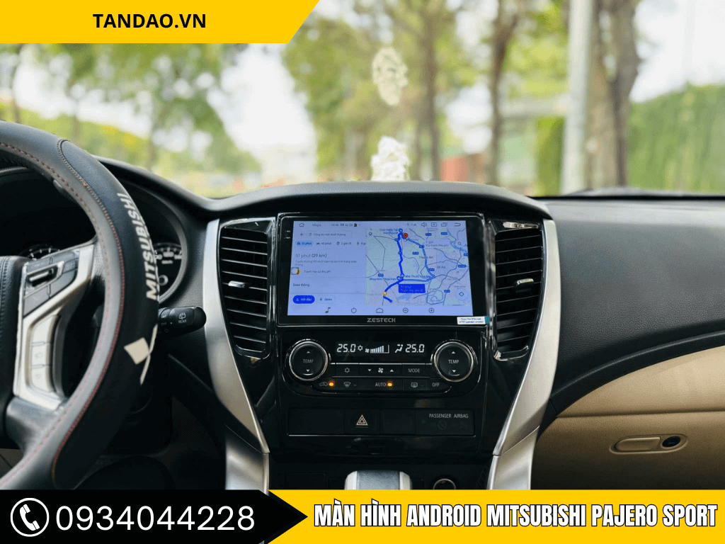 Màn Hình Android Mitsubishi Pajero Sport