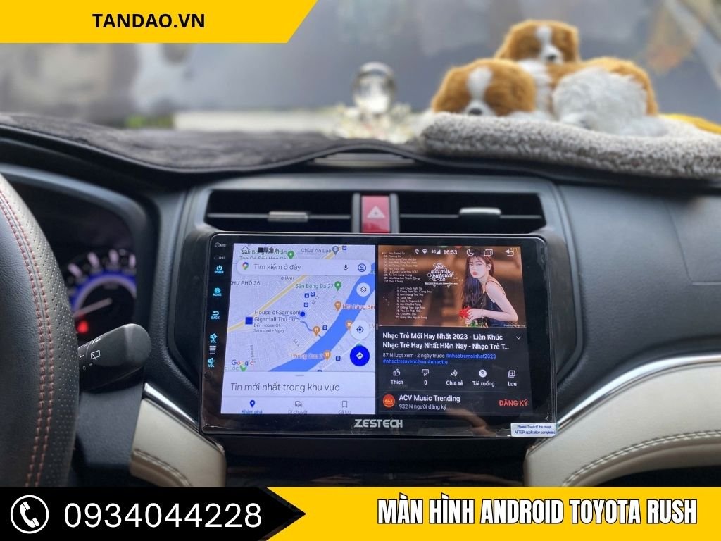 Màn Hình Android Toyota Rush