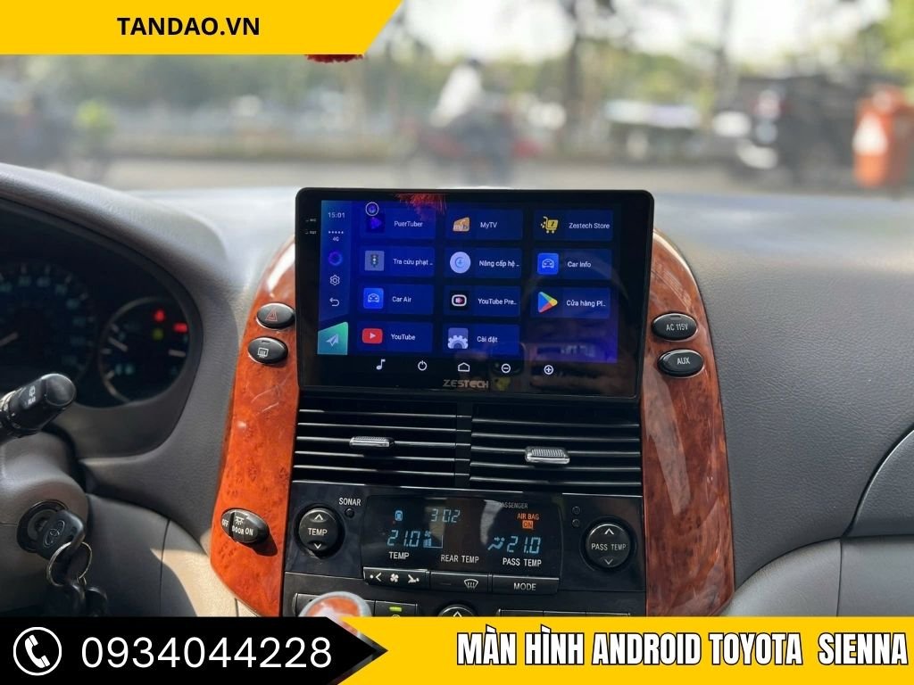 Màn Hình Android Toyota Sienna