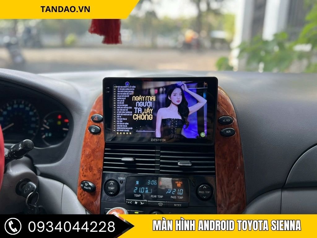 Màn Hình Android Toyota Sienna