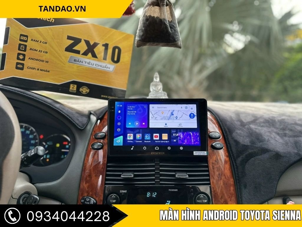 Màn Hình Android Toyota Sienna