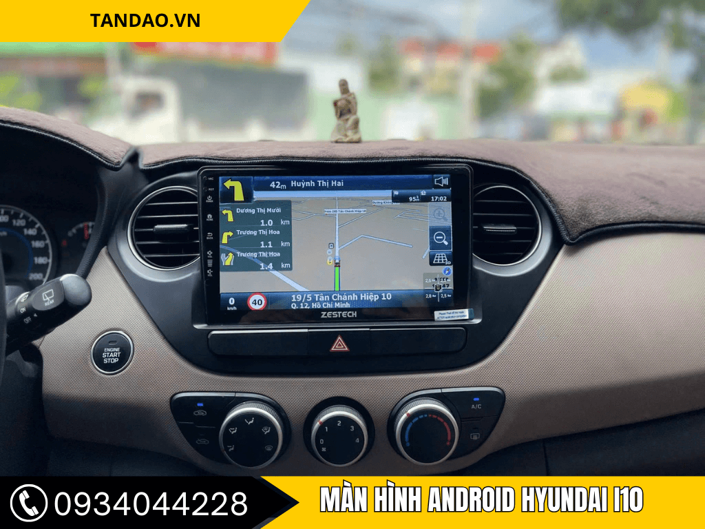 Màn Hình Android Xe Hyundai i10 – Hiện Đại, Đa Năng