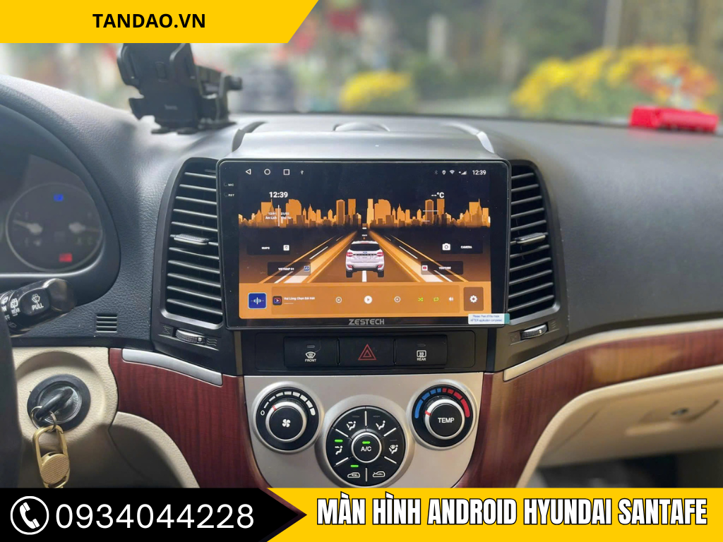 Màn Hình Android Xe Santafe - Nâng Tầm Trải Nghiệm
