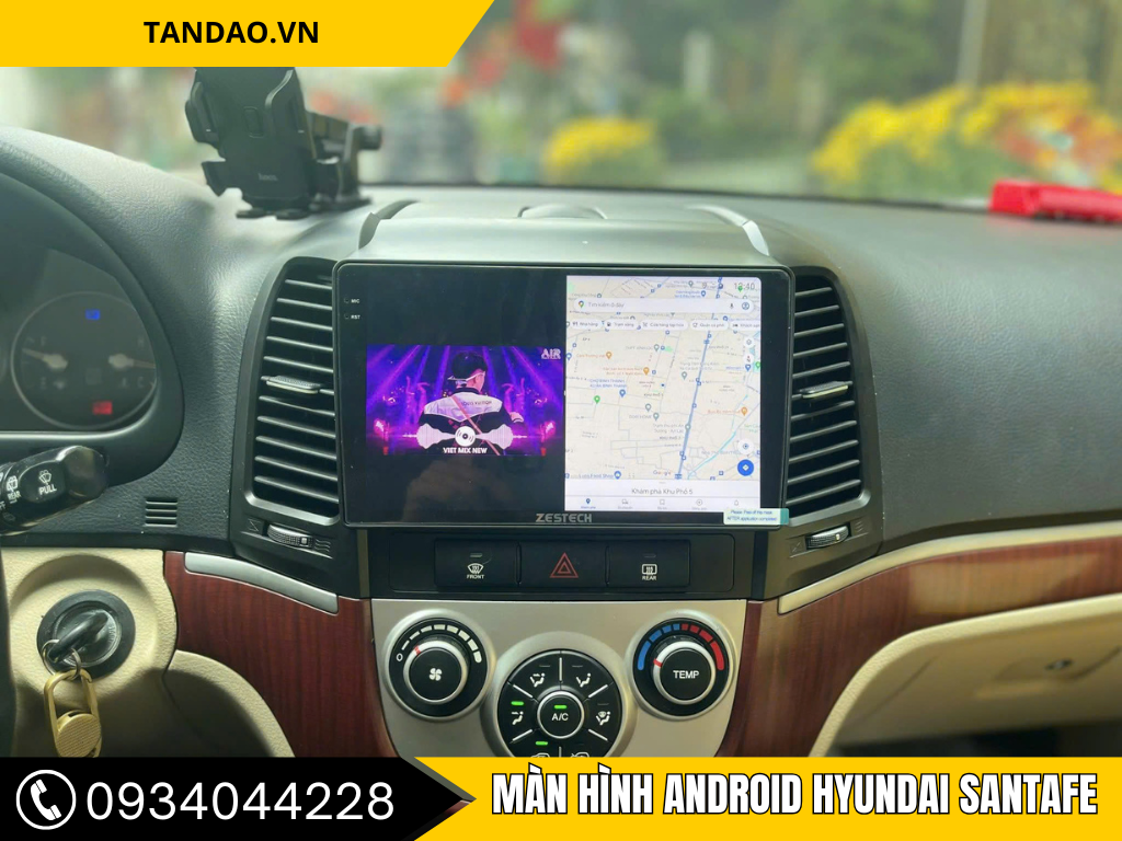 Màn Hình Android Xe Santafe - Nâng Tầm Trải Nghiệm