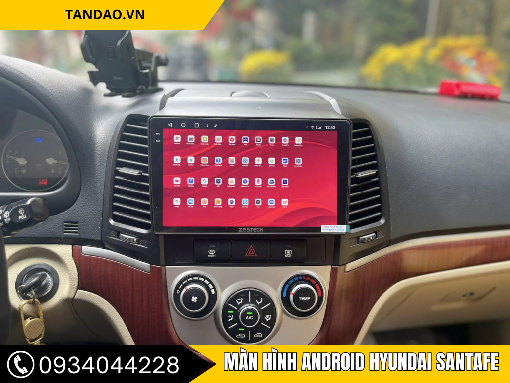 Màn Hình Android Xe Santafe - Nâng Tầm Trải Nghiệm