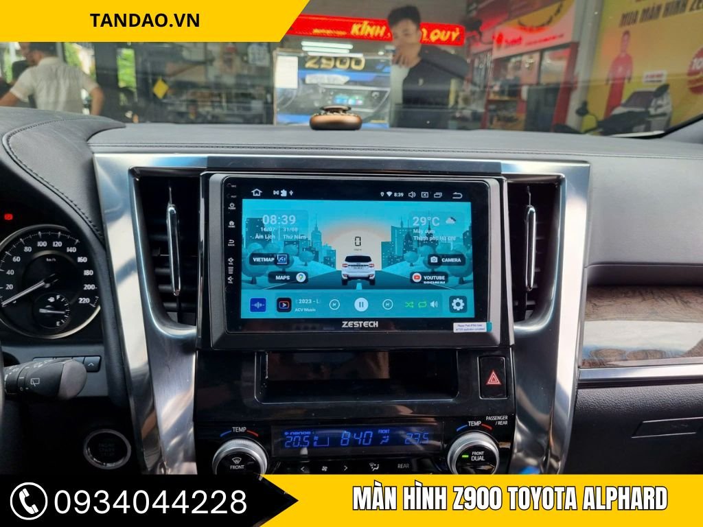 Màn hình Z900 Toyota Alphard